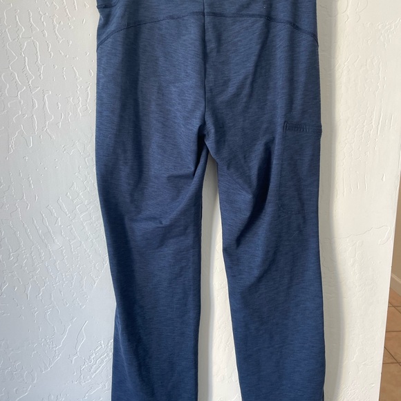 Duluth Trading Blue High Rise Boot Cut Yoga Pants Women's M x 31 - Picture 2 of 5